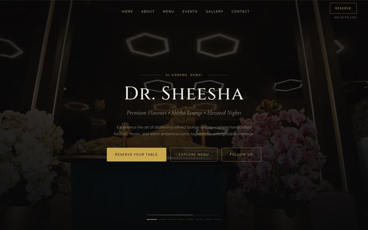 screenshot of Dr Sheesha