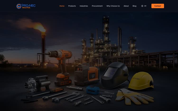screenshot of Promec